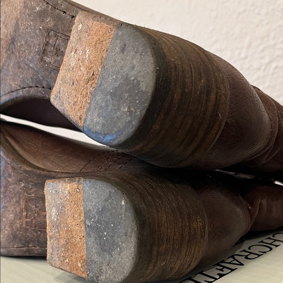 Frye Women's Dark Brown Ankle Booties Size 7 M - Picture 9 of 13